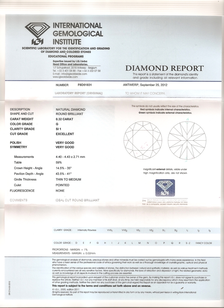 Diamante naturale Brillante - diamf6d51831